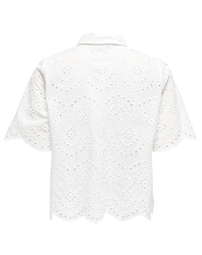 Only - ONLValais Kortærmet Skjorte - Cloud Dancer